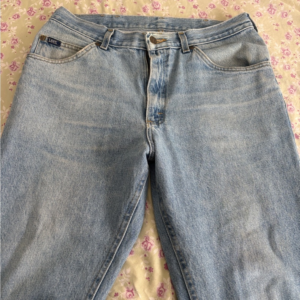 Lee Men's Straight Jeans in Light Blue